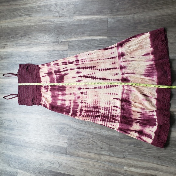 NWT Lucky Brand Tie-Dyed Boho Sun Dress Size Small - Picture 5 of 6